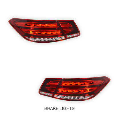 Mercedes-Benz E-Class A207 / C207 (2009 - 2016) Facelift Style Full LED Tail Lights LH + RH