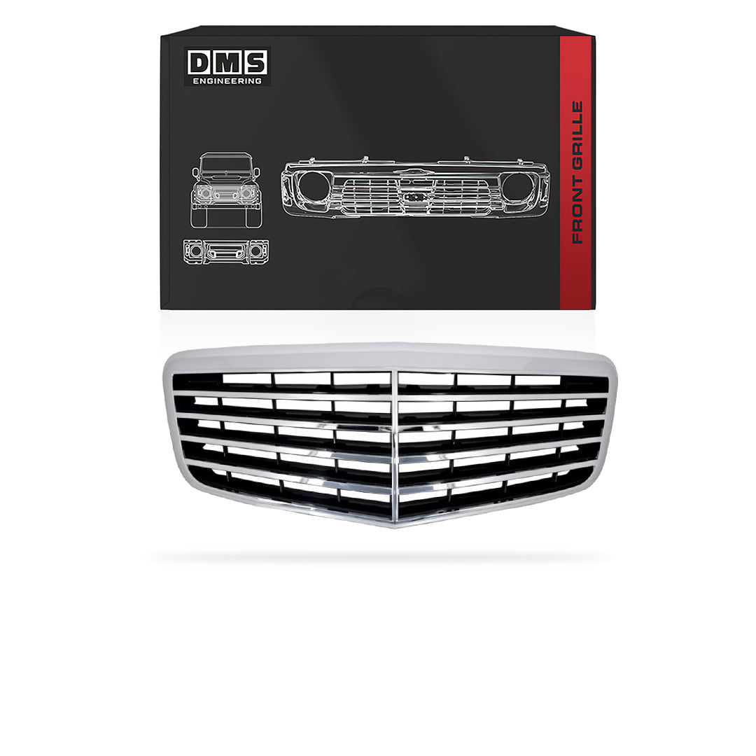Mercedes-Benz E-Class W211 (2002 - 2009) Black / Chrome Grille