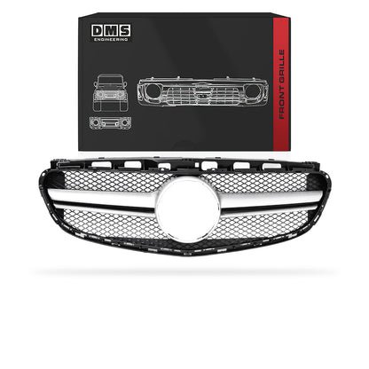 Mercedes-Benz E-Class W212 (2014 - 2016) Gloss Black / Silver Black AMG E63 Style Grille