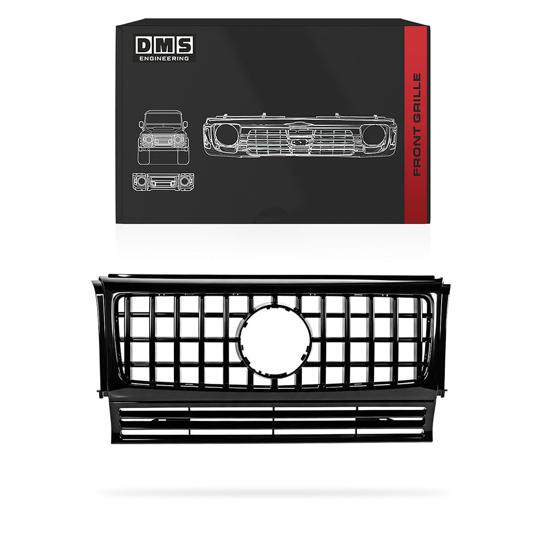 Mercedes-Benz G-Class W463 (1990 - 2018) Gloss Black / Chrome Black / Chrome White Grille