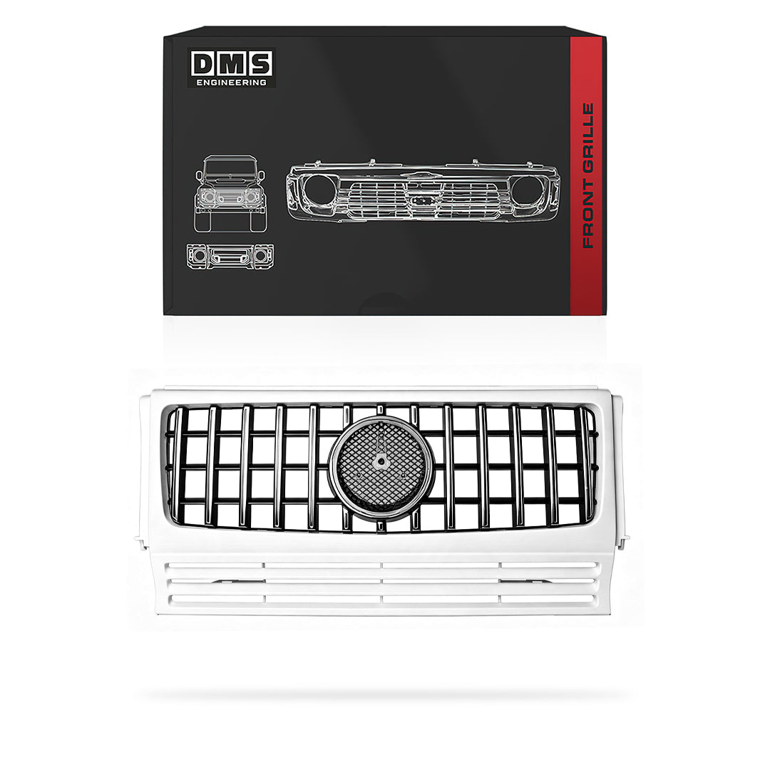 Mercedes-Benz G-Class W463 (1990 - 2018) Gloss Black / Chrome Black / Chrome White Grille