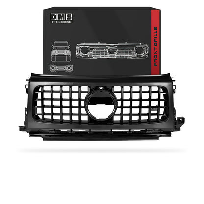 Mercedes-Benz G-Class W463 (2019 - 2023) Unpainted / Gloss Black Panamericana Front Bumper Grille