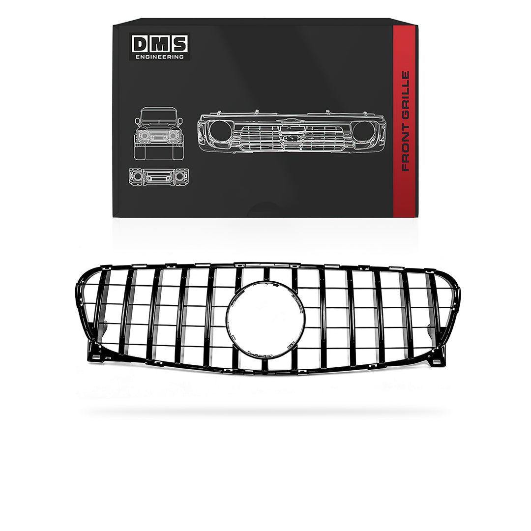 Mercedes-Benz GLA-Class X156 (2013 - 2016) Black Panamericana AMG Style Front Bumper Bar Grille