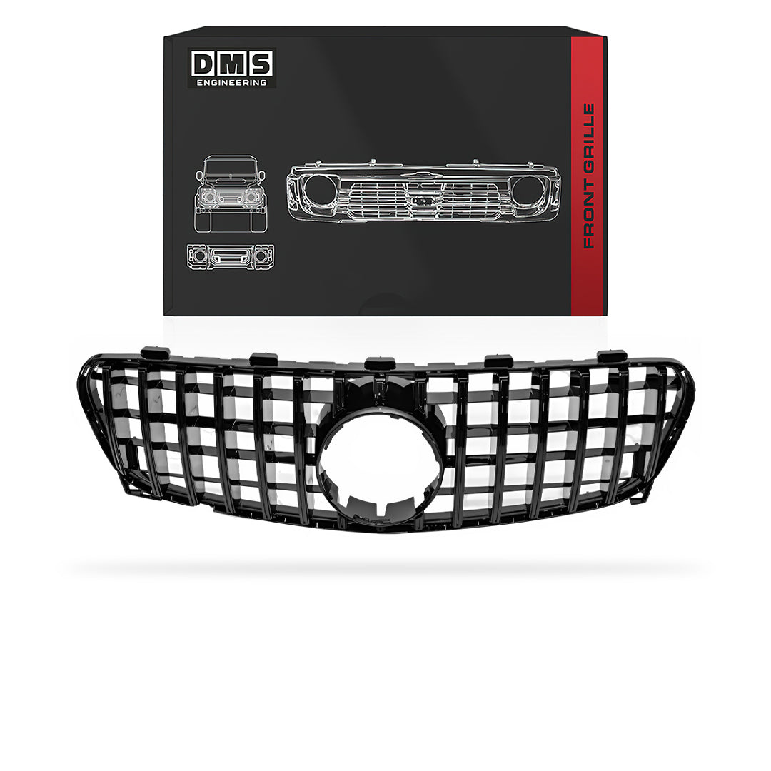 Mercedes-Benz GLA-Class X156 (2017 - 2020) Black Panamericana AMG Style Front Bumper Bar Grille