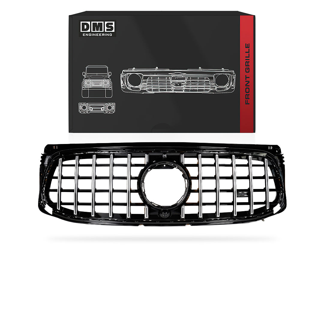 Mercedes-Benz GLB-Class X247 (2020 - 2023) Gloss Black / Chrome Black GLB35 Style Grille