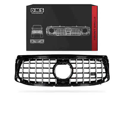 Mercedes-Benz GLB-Class X247 (2020 - 2023) Gloss Black / Chrome Black GLB35 Style Grille