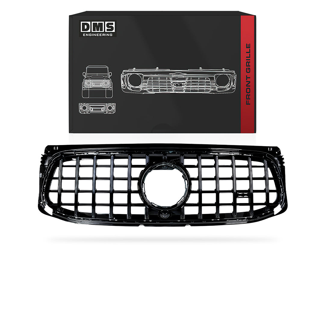 Mercedes-Benz GLB-Class X247 (2020 - 2023) Gloss Black / Chrome Black GLB35 Style Grille