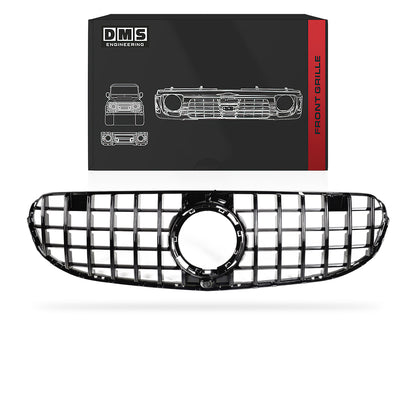 Mercedes-Benz GLC-Class X253 / C253 (2019 - 2023) Gloss Black / Chrome Black AMG Panamericana Style Grille