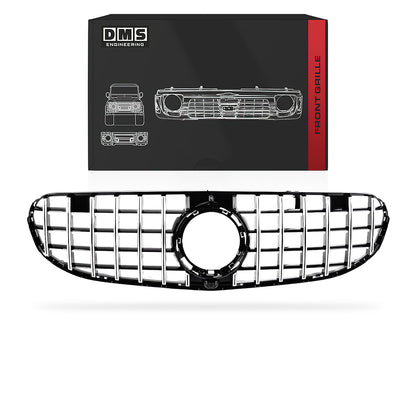 Mercedes-Benz GLC-Class X253 / C253 (2019 - 2023) Gloss Black / Chrome Black AMG Panamericana Style Grille