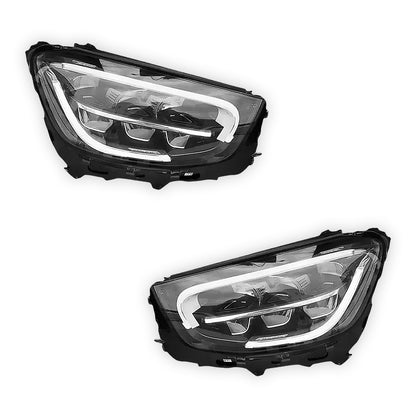 Mercedes-Benz GLC-Class X253 LCI (2020 - 2022) LED Reconditioned Genuine Headlights LH + RH
