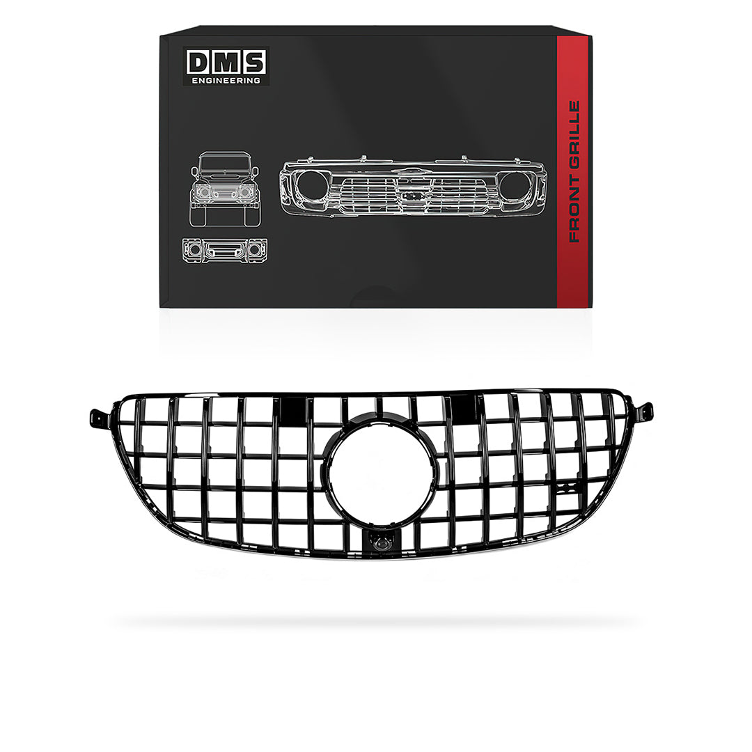 Mercedes-Benz GLE-Class C292 / W166 (2015 - 2019) Gloss Black / Chrome Black Grille