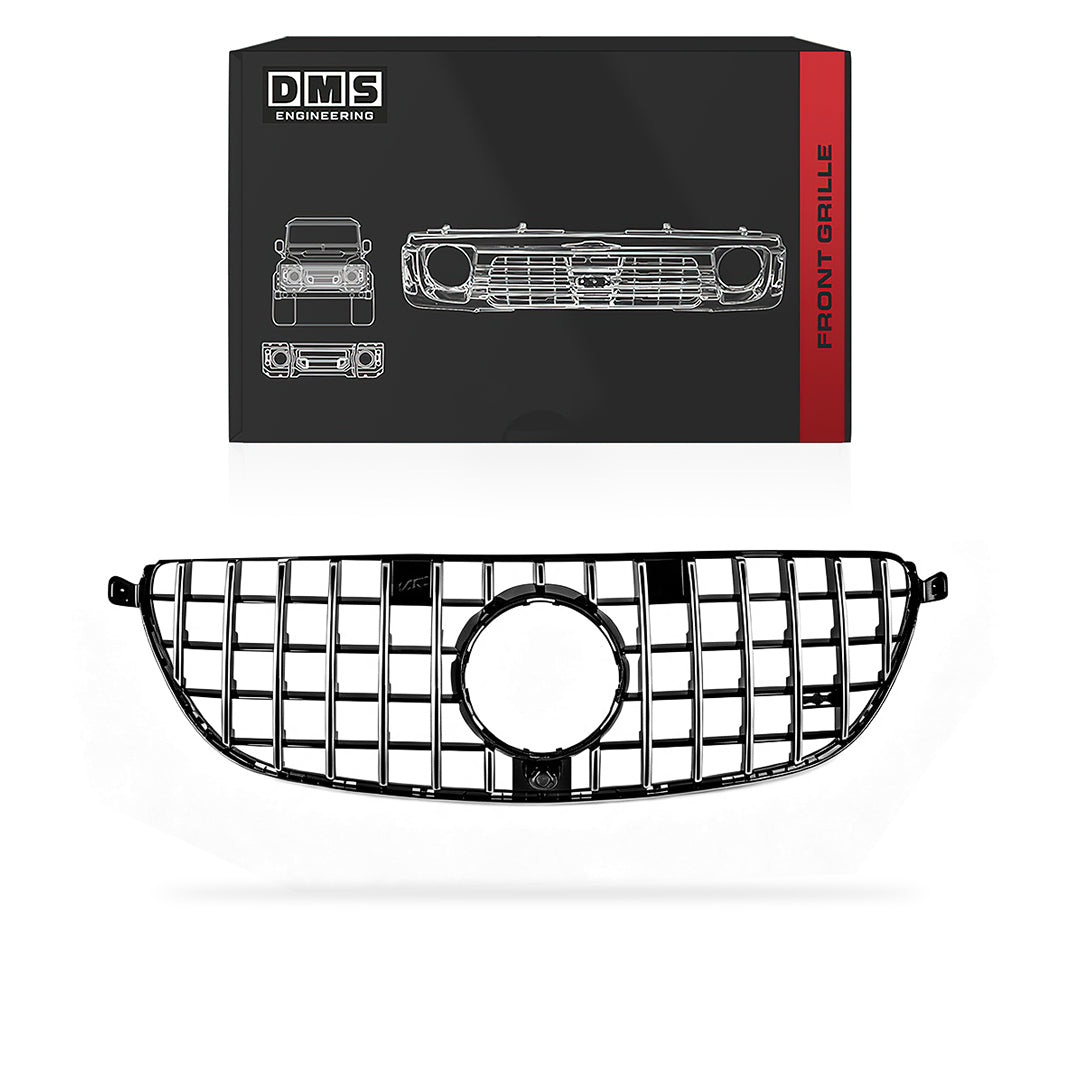 Mercedes-Benz GLE-Class C292 / W166 (2015 - 2019) Gloss Black / Chrome Black Grille