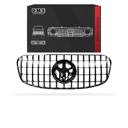 Mercedes-Benz GLS-Class X167 (2023 - 2025) Gloss Black / Chrome Black Grille