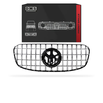 Mercedes-Benz GLS-Class X167 (2023 - 2025) Gloss Black / Chrome Black Grille