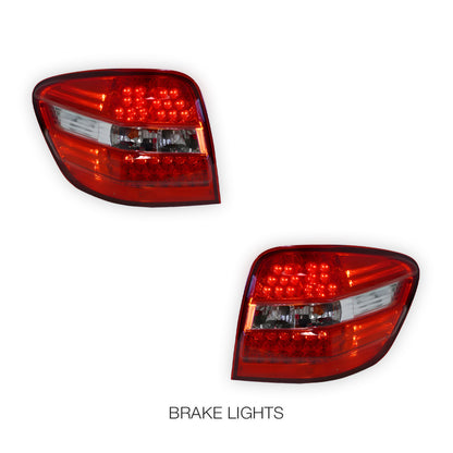 Mercedes-Benz ML-Class W164 (2006 - 2008) LED Tail Lights LH + RH
