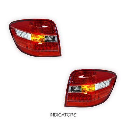 Mercedes-Benz ML-Class W164 (2006 - 2008) LED Tail Lights LH + RH