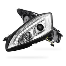 Mercedes-Benz S-Class W221 Sedan (2006 - 2009) Crystal Clear S65 AMG Style DRL LED Projector Headlights LH + RH