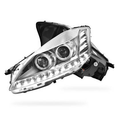 Mercedes-Benz S-Class W221 (2006 - 2009) S63 AMG Update Style LED DRL Projector Headlights LH + RH