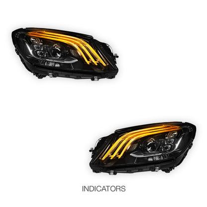 Mercedes-Benz S-Class W222 Pre update (2013 - 2017) Update S65 AMG Style Full LED Headlights LH + RH