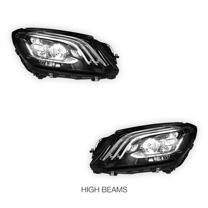 Mercedes-Benz S-Class W222 Pre update (2013 - 2017) Update S65 AMG Style Full LED Headlights LH + RH