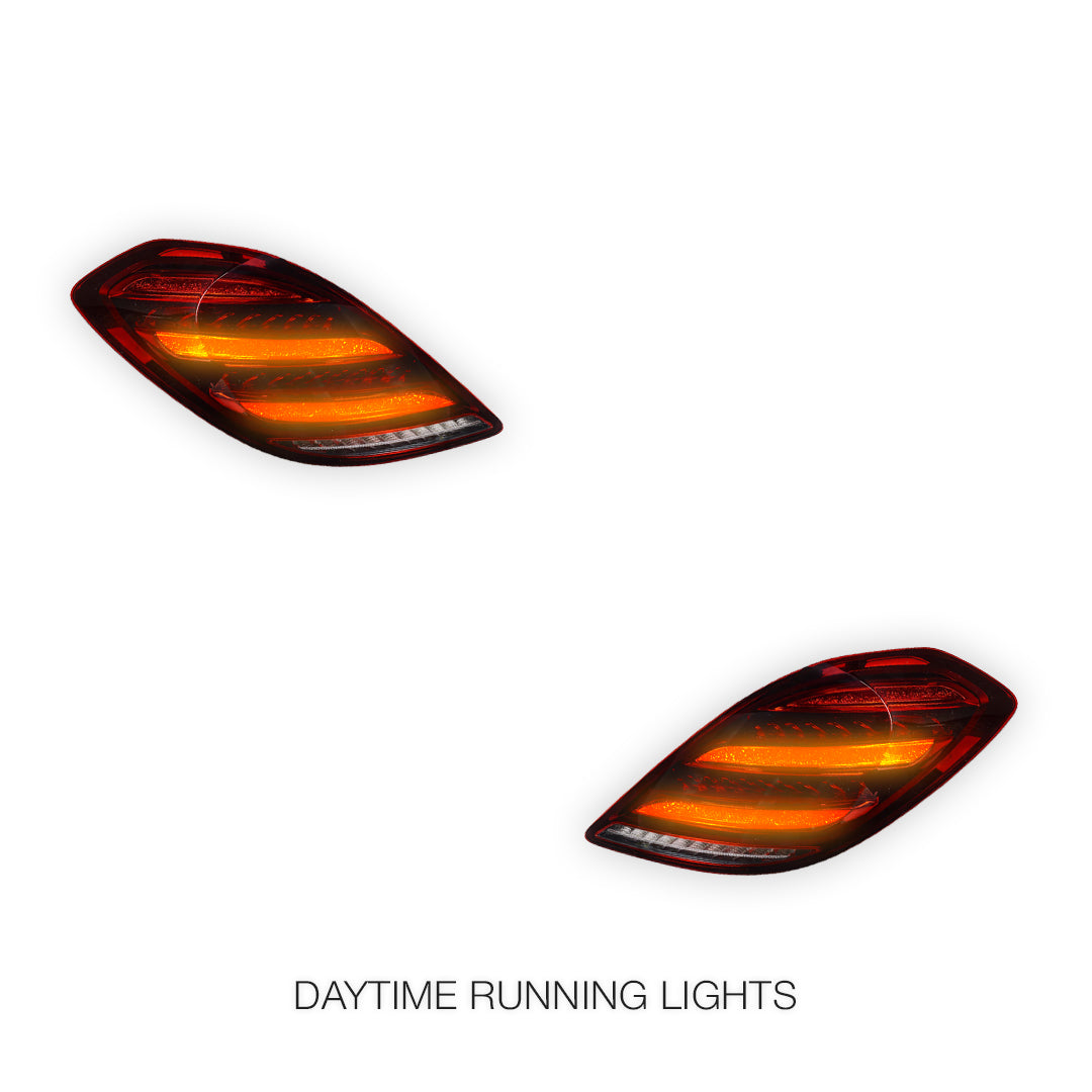 Mercedes-Benz S-Class W222 (2013 - 2017) Update S65 AMG Style LED Tail Lights LH + RH