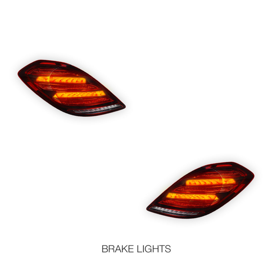 Mercedes-Benz S-Class W222 (2013 - 2017) Update S65 AMG Style LED Tail Lights LH + RH
