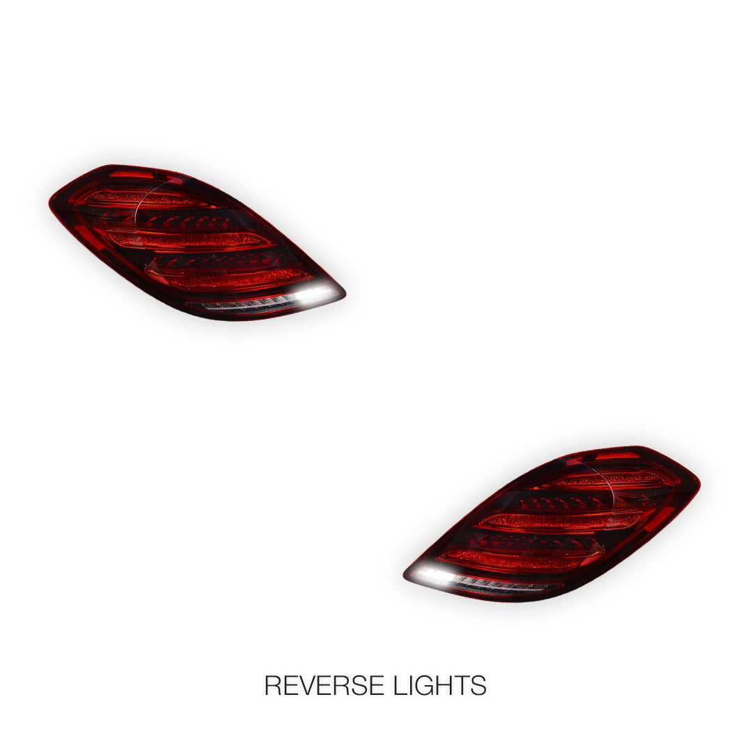 Mercedes-Benz S-Class W222 (2013 - 2017) Update S65 AMG Style LED Tail Lights LH + RH