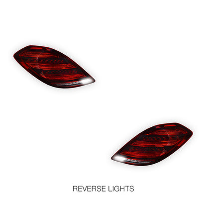 Mercedes-Benz S-Class W222 (2013 - 2017) Update S65 AMG Style LED Tail Lights LH + RH