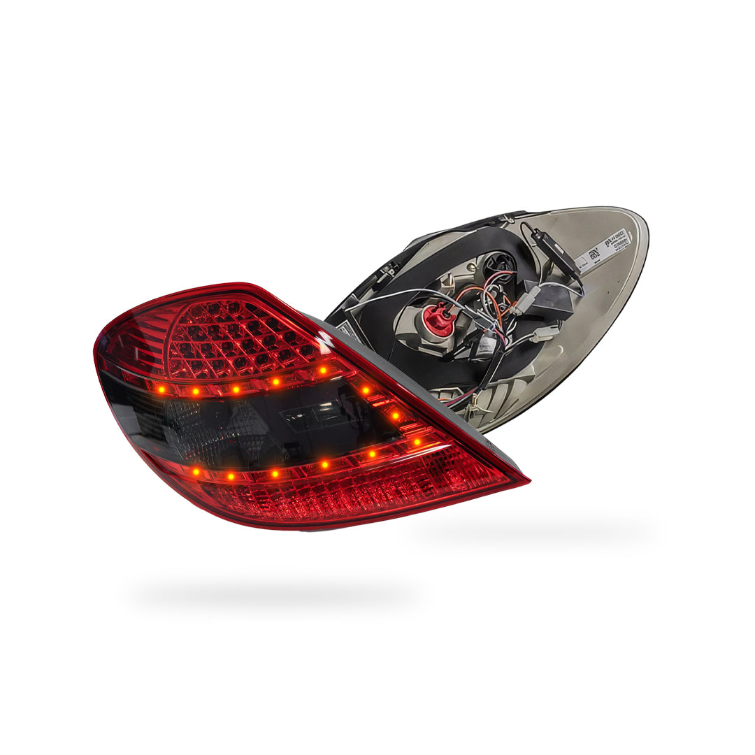 Mercedes-Benz SLK-Class R171 (2003 - 2010) Smoked Red LED Tail Lights LH + RH