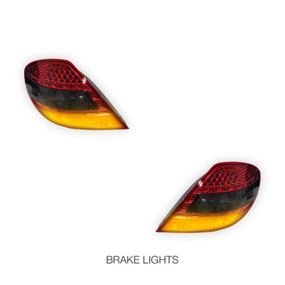 Mercedes-Benz SLK-Class R171 (2003 - 2010) Smoked Red LED Tail Lights LH + RH