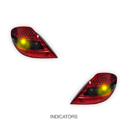 Mercedes-Benz SLK-Class R171 (2003 - 2010) Smoked Red LED Tail Lights LH + RH
