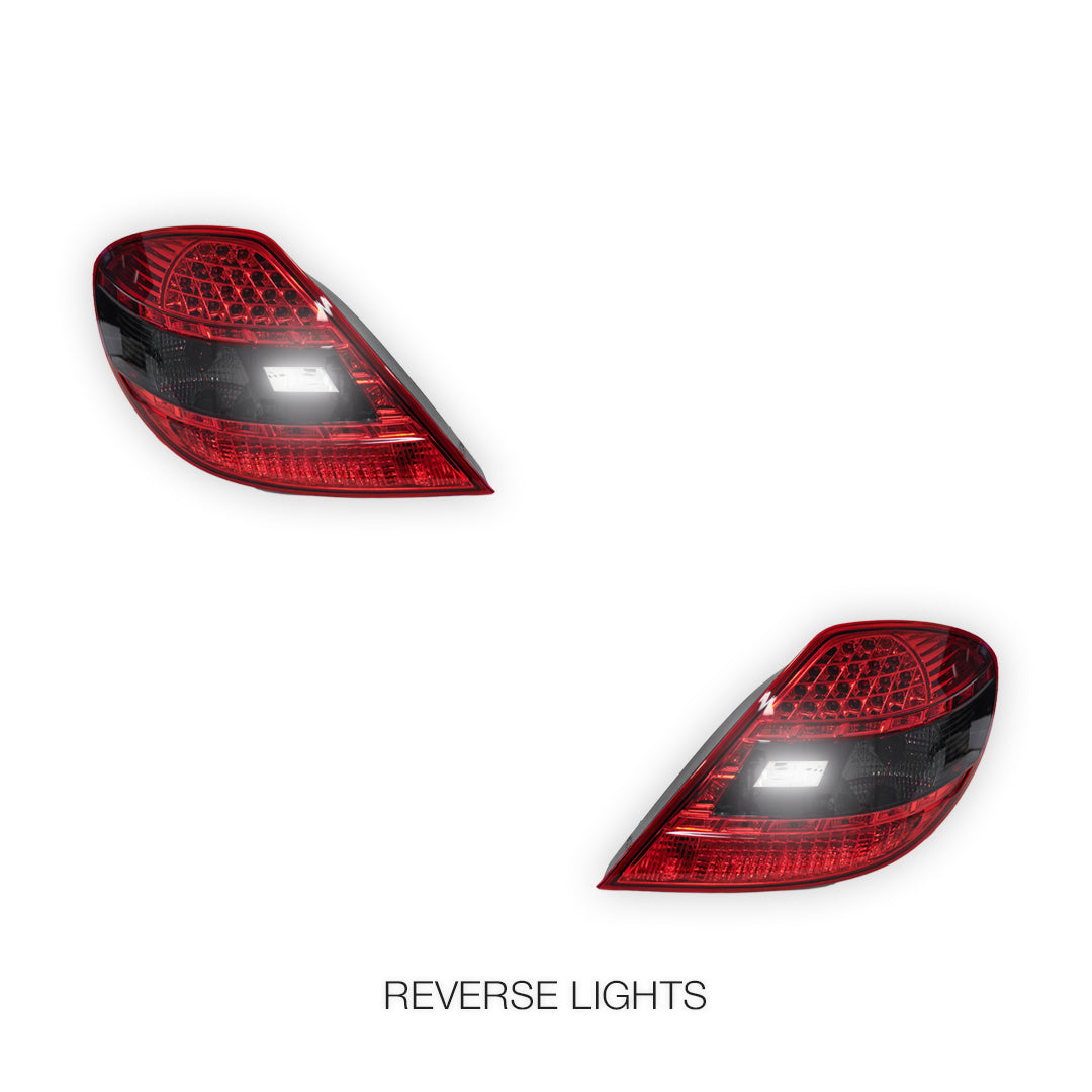 Mercedes-Benz SLK-Class R171 (2003 - 2010) Smoked Red LED Tail Lights LH + RH