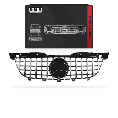 Mercedes-Benz Sprinter W906 (2006 - 2013) Gloss Black / Chrome Black Panamericana Front Bumper Bar Grille