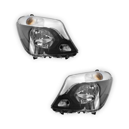 Mercedes-Benz Sprinter W906 (2013 - 2018) Halogen OEM Style Headlights LH + RH