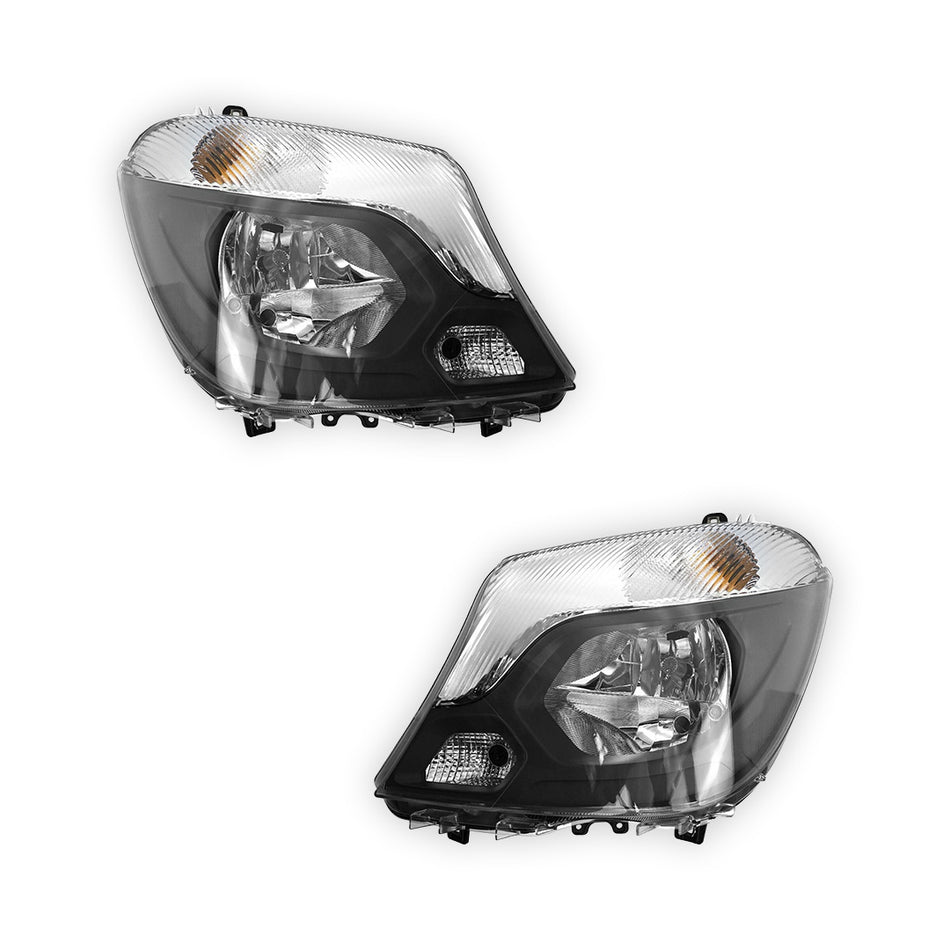 Mercedes-Benz Sprinter W906 (2013 - 2018) Halogen OEM Style Headlights LH + RH