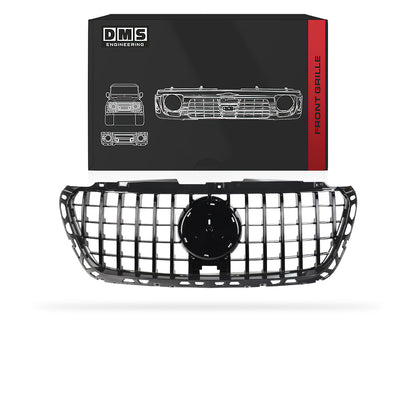 Mercedes-Benz Sprinter W907 (2018 - 2025) Gloss Black / Chrome Black AMG Panamericana Style Bumper Bar Grille