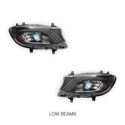 Mercedes-Benz Sprinter W907 (2019 - 2024) LED Sequential Projector Headlights LH + RH