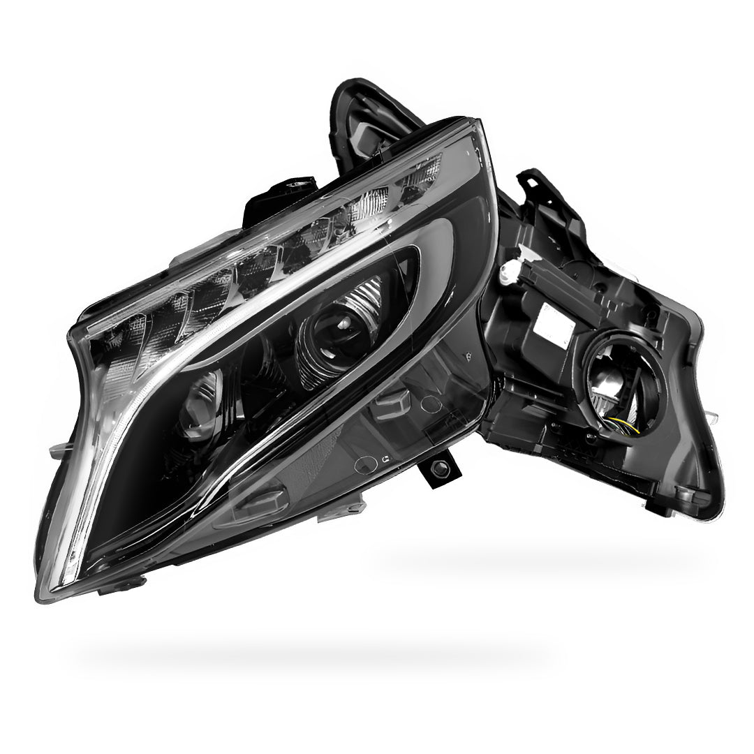 Mercedes-Benz V-Class W447 Vito / Valente (2015 - 2024) AMG Style Full LED DRL With Sequential Indicator Headlights LH + RH