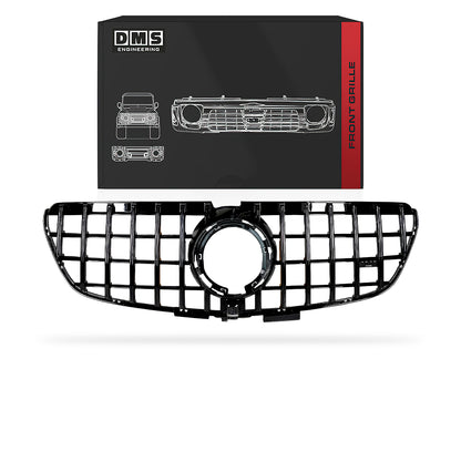 Mercedes-Benz V-Class W447 (2020 - 2024) Gloss Black / Chrome Black AMG Panamericana Style Grille