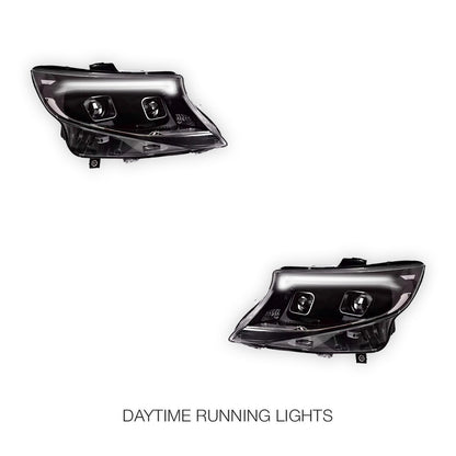Mercedes-Benz Vito W447 (2015 - 2024) Crystal LED Style Sequential Projector Headlights LH + RH
