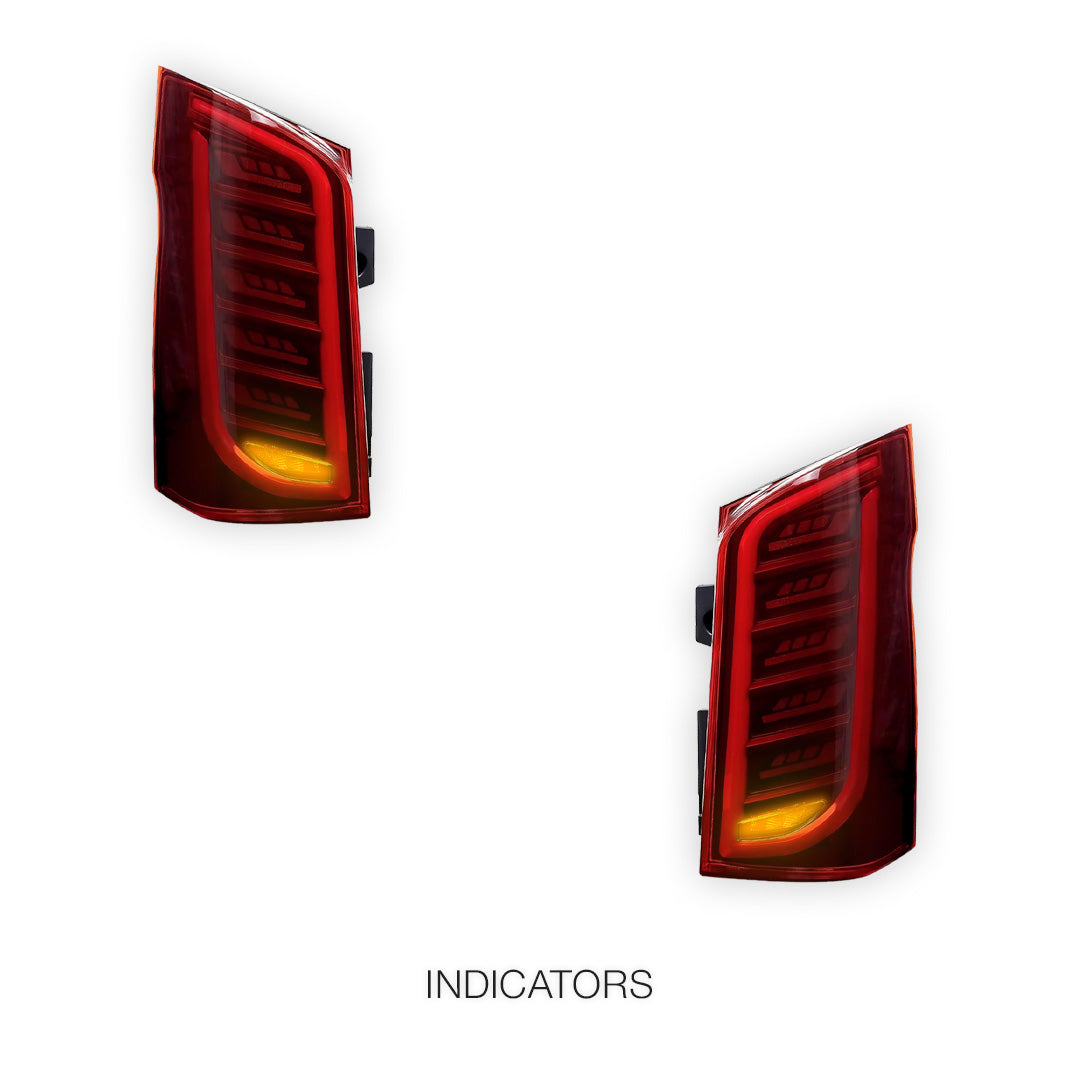 Mercedes-Benz Vito W447 (2016 - 2022) Sequential Red LED Tail Lights LH + RH
