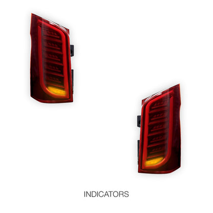Mercedes-Benz Vito W447 (2016 - 2022) Sequential Red LED Tail Lights LH + RH