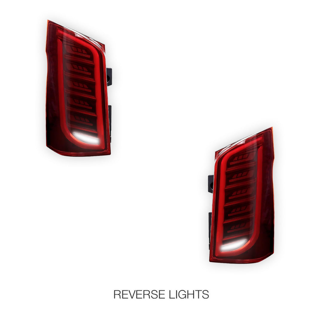Mercedes-Benz Vito W447 (2016 - 2022) Sequential Red LED Tail Lights LH + RH