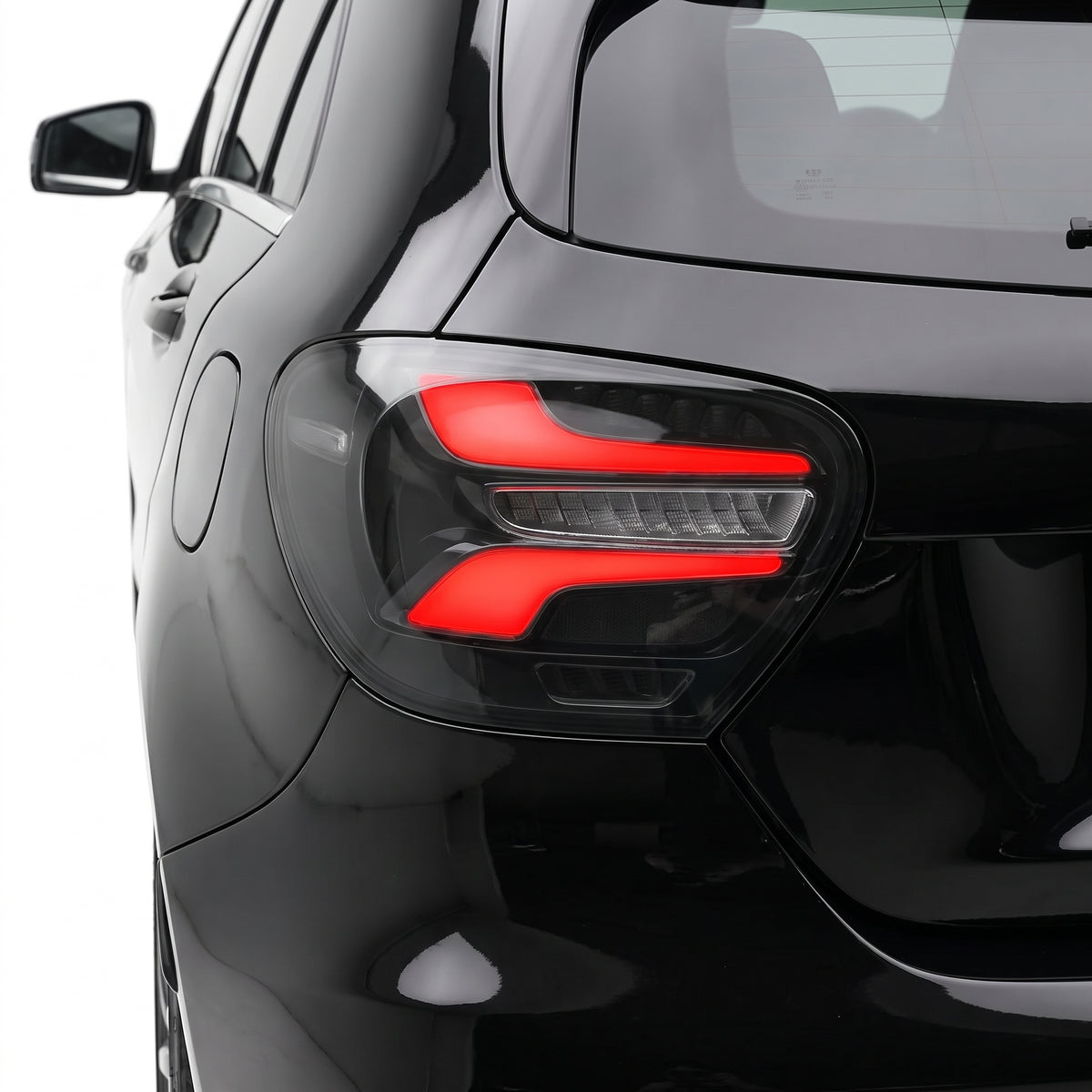 Mercedes-Benz A-Class W176 (2012 - 2018)  Smoked AMG A45 Update Style Full LED Tail Lights LH + RH installed