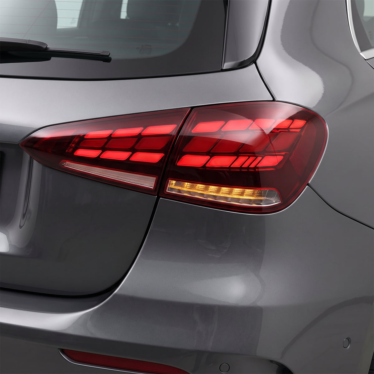 Mercedes-Benz A-Class W177 / V177 (2018 - 2025) Red Tail Lights LH + RH installed