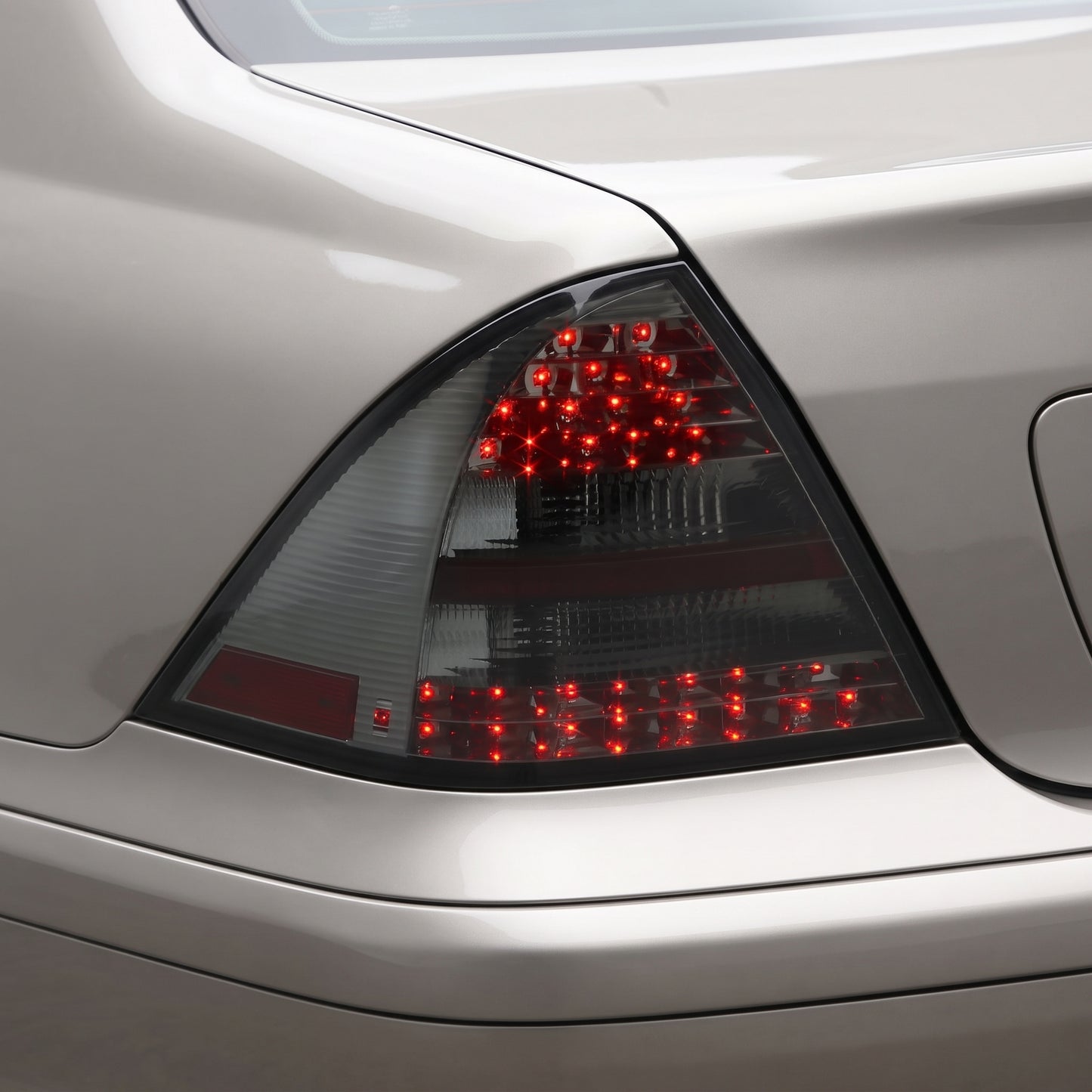 Mercedes-Benz C-Class W203 (2000 - 2004) Full Smoked LED Tail Lights LH + RH
