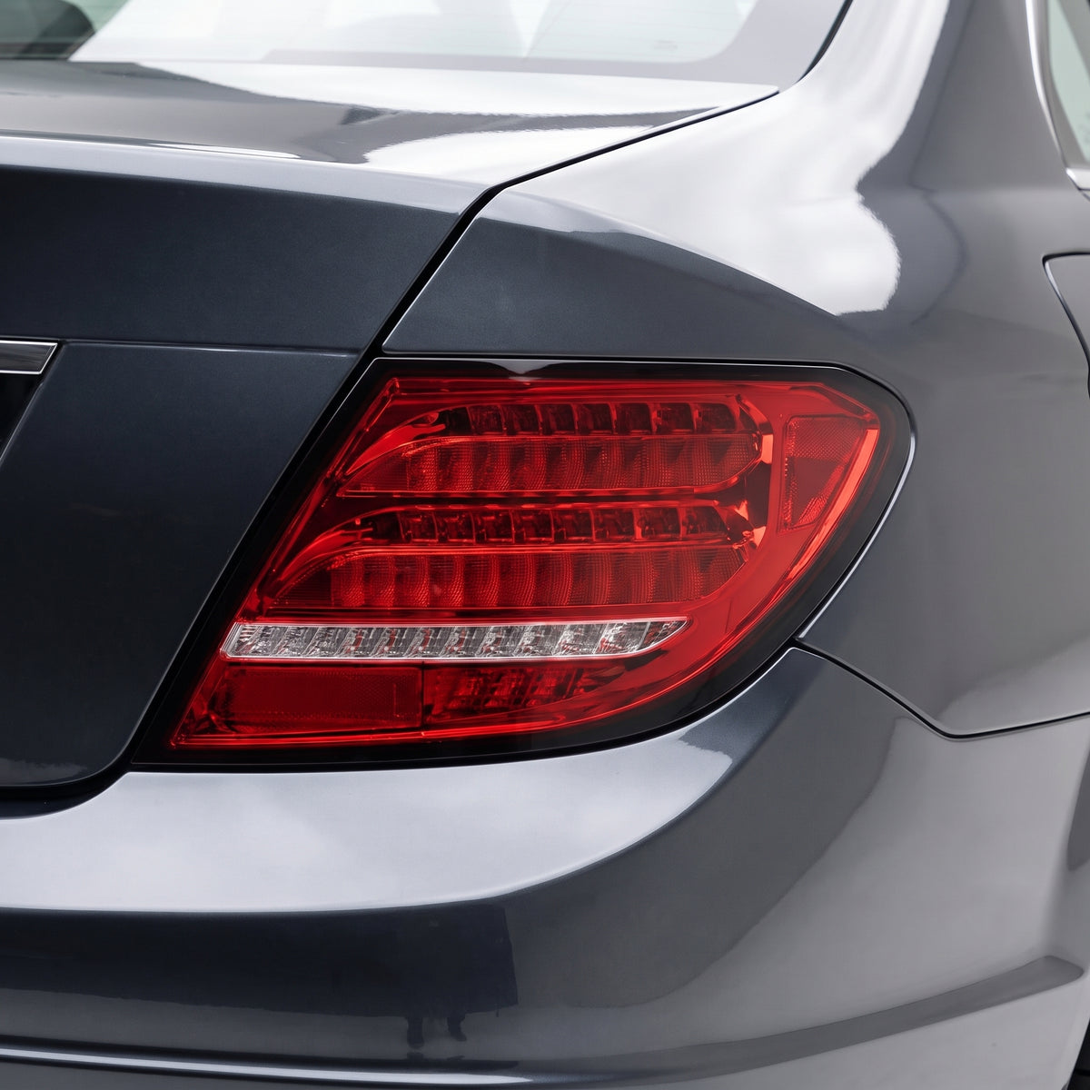 Mercedes-Benz C-Class W204 (2007 - 2011) Sequential Smoked Full LED Tail Lights LH + RH installed