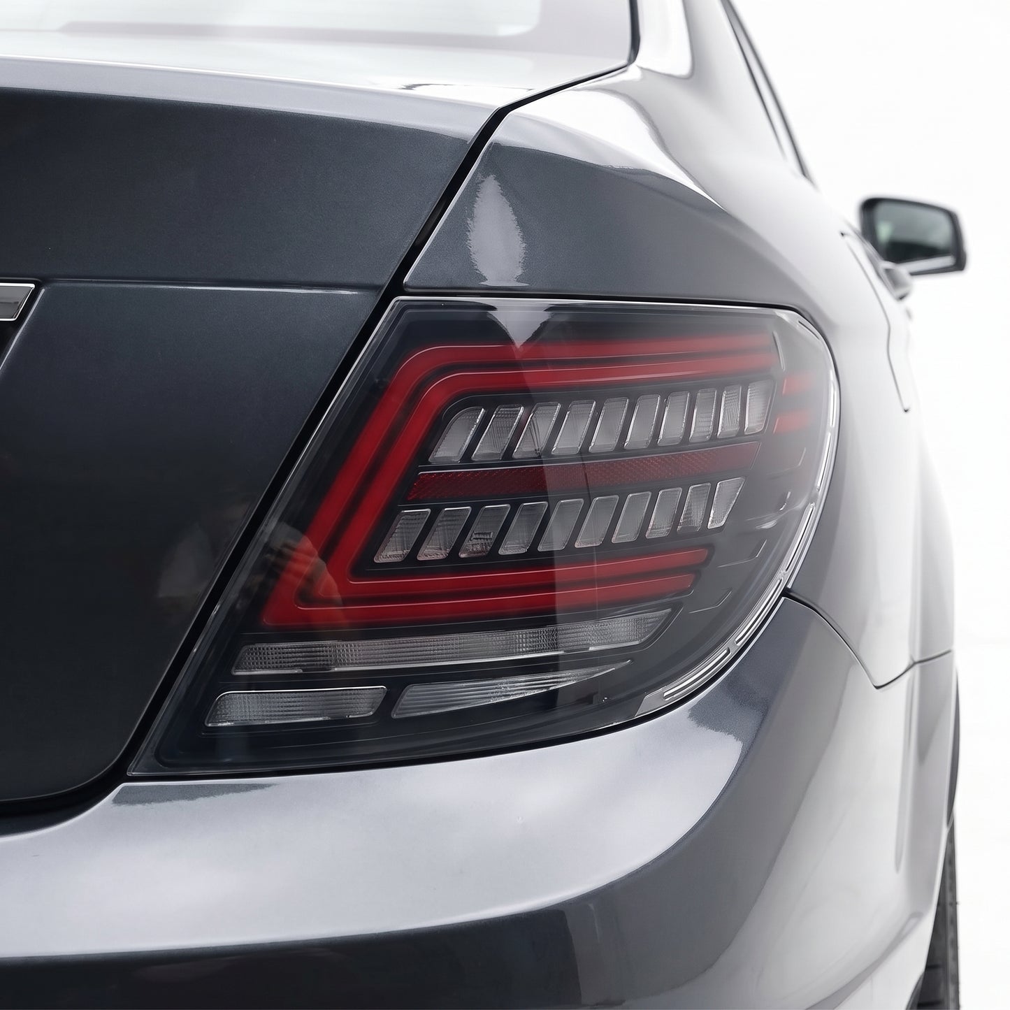 Mercedes-Benz C-Class W204 (2007 - 2014) Smoked Sequential Full LED Tail Lights LH + RH