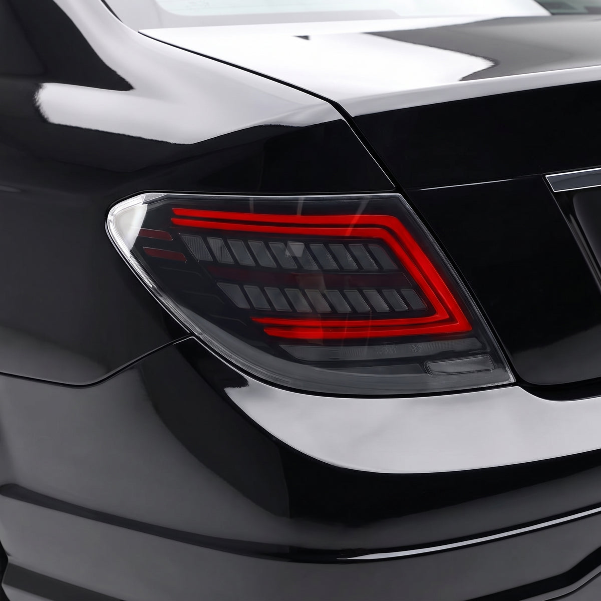 Mercedes-Benz C-Class W204 (2007 - 2014) Smoked Tail Lights LH + RH installed
