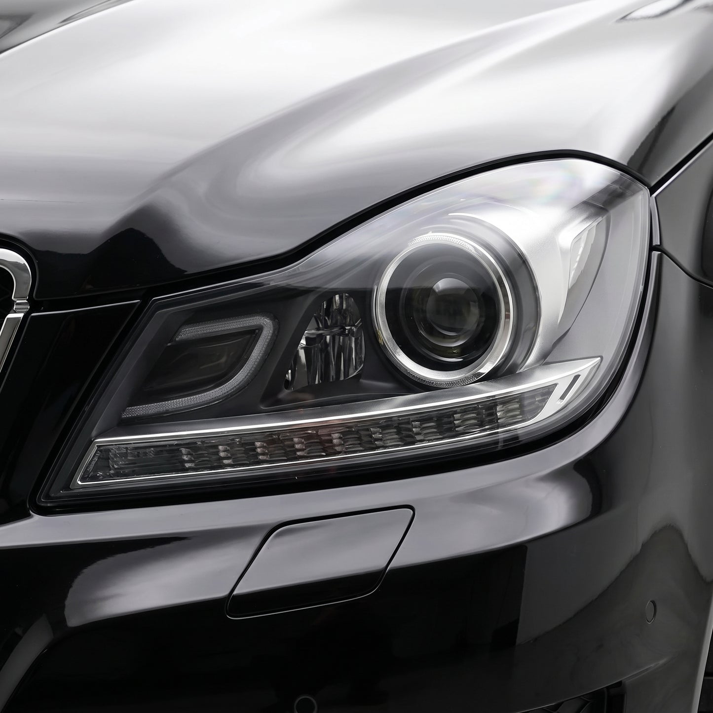 Mercedes-Benz C-Class W204 (2011- 2014) AMG C63 Style Full LED Projector & DRL Headlights LH + RH